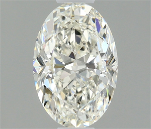 Picture of Natural Diamond 0.50 Carats, Oval with  Cut, H Color, SI1 Clarity and Certified by IGI