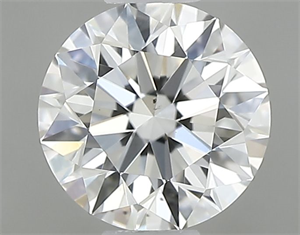 Picture of Natural Diamond 0.44 Carats, Round with Excellent Cut, F Color, VS2 Clarity and Certified by GIA