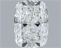 Natural Diamond 0.54 Carats, Cushion with  Cut, H Color, VVS2 Clarity and Certified by GIA