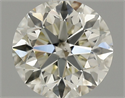 Natural Diamond 1.01 Carats, Round with Very Good Cut, L Color, SI1 Clarity and Certified by IGI