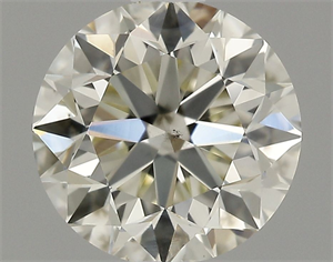 Picture of Natural Diamond 1.01 Carats, Round with Very Good Cut, L Color, SI1 Clarity and Certified by IGI