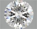 Lab Grown Diamond 3.10 Carats, Round with Excellent Cut, E Color, VS2 Clarity and Certified by IGI