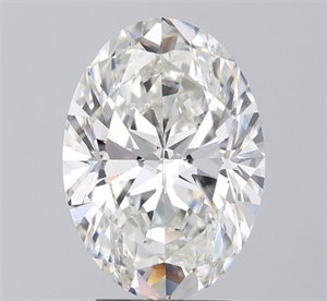 Picture of Natural Diamond 3.55 Carats, Oval with  Cut, I Color, SI1 Clarity and Certified by GIA