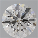 Lab Grown Diamond 3.05 Carats, Round with Excellent Cut, F Color, VVS2 Clarity and Certified by IGI