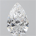 Natural Diamond 1.51 Carats, Pear with  Cut, D Color, VS1 Clarity and Certified by GIA