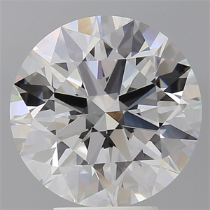 Picture of Lab Grown Diamond 5.05 Carats, Round with Ideal Cut, E Color, VVS2 Clarity and Certified by IGI