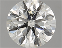 Natural Diamond 0.80 Carats, Round with Excellent Cut, K Color, SI1 Clarity and Certified by GIA