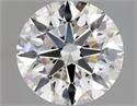 Natural Diamond 0.90 Carats, Round with Excellent Cut, G Color, VS2 Clarity and Certified by GIA