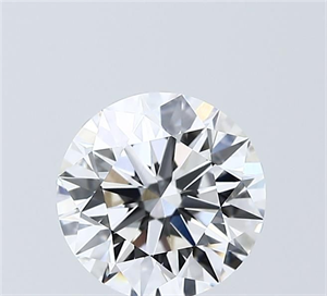 Picture of Lab Grown Diamond 2.00 Carats, Round with Ideal Cut, D Color, VVS2 Clarity and Certified by IGI