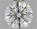 Diamante Natural 0.54 quilates, Redondo , Color I, claridad VVS1 y certificado GIA