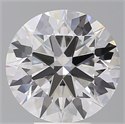 Lab Grown Diamond 6.09 Carats, Round with Ideal Cut, E Color, VVS2 Clarity and Certified by IGI