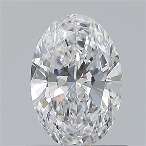 Picture of Natural Diamond 0.70 Carats, Oval with  Cut, D Color, VS2 Clarity and Certified by GIA