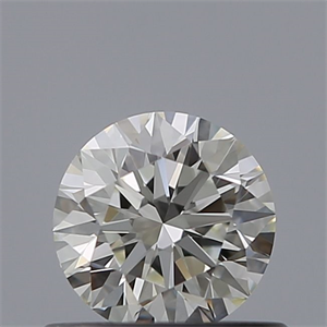 Picture of Natural Diamond 0.50 Carats, Round with Excellent Cut, H Color, VVS1 Clarity and Certified by IGI