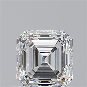 Picture of Natural Diamond 0.70 Carats, Asscher with  Cut, G Color, SI1 Clarity and Certified by GIA