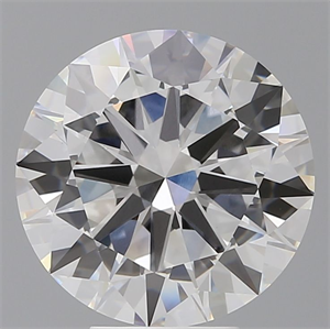 Picture of Lab Grown Diamond 6.08 Carats, Round with Excellent Cut, E Color, VS1 Clarity and Certified by IGI
