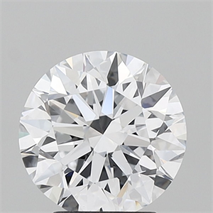 Picture of Lab Grown Diamond 2.73 Carats, Round with Excellent Cut, E Color, IF Clarity and Certified by IGI