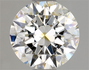 Picture of Natural Diamond 0.76 Carats, Round with Excellent Cut, I Color, SI1 Clarity and Certified by GIA