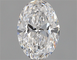 Picture of Natural Diamond 0.51 Carats, Oval with  Cut, D Color, VS2 Clarity and Certified by GIA