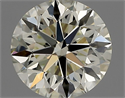 Natural Diamond 1.03 Carats, Round with Very Good Cut, L Color, VS2 Clarity and Certified by IGI