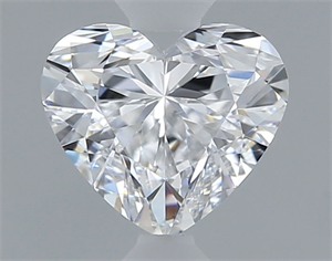 Picture of Natural Diamond 0.41 Carats, Heart with  Cut, D Color, SI1 Clarity and Certified by GIA