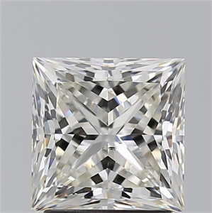 Picture of Natural Diamond 2.21 Carats, Princess with  Cut, J Color, SI1 Clarity and Certified by GIA