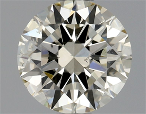 Picture of Natural Diamond 0.90 Carats, Round with Excellent Cut, L Color, SI1 Clarity and Certified by GIA