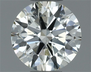 Foto Diamante Natural 0.60 quilates, Redondo , Color L, claridad SI2 y certificado IGI de