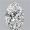 Diamante Natural 0.73 quilates, Ovalado , Color F, claridad VVS1 y certificado GIA