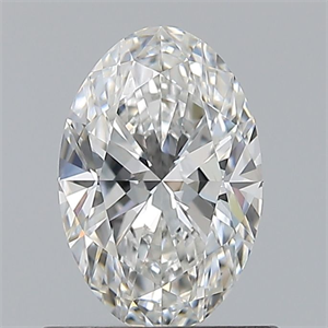 Foto Diamante Natural 0.73 quilates, Ovalado , Color F, claridad VVS1 y certificado GIA de
