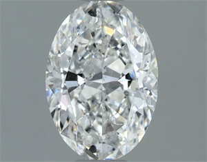 Foto Diamante Natural 1.01 quilates, Ovalado , Color G, claridad SI2 y certificado IGI de