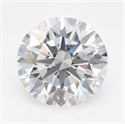 Lab Grown Diamond 2.27 Carats, Round with Ideal Cut, D Color, IF Clarity and Certified by IGI