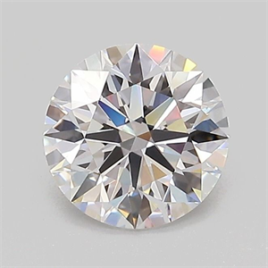 Picture of Lab Grown Diamond 1.04 Carats, Round with Ideal Cut, D Color, VS1 Clarity and Certified by IGI