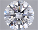 Lab Grown Diamond 3.23 Carats, Round with Excellent Cut, E Color, VVS2 Clarity and Certified by GIA