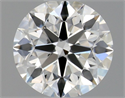 Diamante Natural 0.47 quilates, Redondo , Color F, claridad VVS2 y certificado GIA