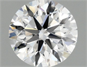 Lab Grown Diamond 1.06 Carats, Round with Excellent Cut, D Color, VS1 Clarity and Certified by IGI