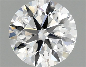 Picture of Lab Grown Diamond 1.06 Carats, Round with Excellent Cut, D Color, VS1 Clarity and Certified by IGI