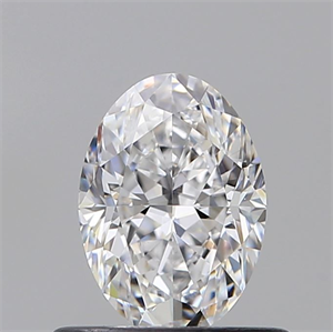 Foto Diamante Natural 0.60 quilates, Ovalado , Color D, claridad VVS2 y certificado GIA de