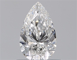 Picture of Natural Diamond 0.50 Carats, Pear with  Cut, E Color, SI1 Clarity and Certified by GIA