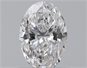 Diamante Natural 0.53 quilates, Ovalado , Color D, claridad VVS1 y certificado GIA