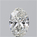Natural Diamond 0.51 Carats, Oval with  Cut, G Color, VS2 Clarity and Certified by GIA