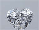 Natural Diamond 0.33 Carats, Heart with  Cut, D Color, VS1 Clarity and Certified by GIA
