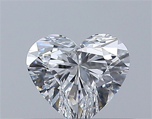 Picture of Natural Diamond 0.33 Carats, Heart with  Cut, D Color, VS1 Clarity and Certified by GIA