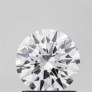 Picture of Lab Grown Diamond 1.29 Carats, Round with Ideal Cut, D Color, VVS2 Clarity and Certified by IGI
