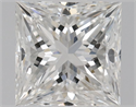 Natural Diamond 0.54 Carats, Princess with  Cut, E Color, VVS1 Clarity and Certified by GIA