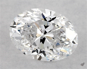 Picture of Natural Diamond 0.90 Carats, Oval with  Cut, D Color, SI1 Clarity and Certified by GIA