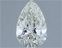 Diamante Natural 0.81 quilates, De pera , Color J, claridad VVS1 y certificado IGI