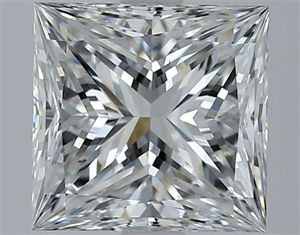 Picture of Natural Diamond 2.50 Carats, Princess with  Cut, F Color, VS2 Clarity and Certified by GIA
