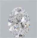 Natural Diamond 1.03 Carats, Oval with  Cut, E Color, SI1 Clarity and Certified by GIA