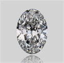 Natural Diamond 1.01 Carats, Oval with  Cut, F Color, SI2 Clarity and Certified by GIA