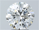 Natural Diamond 2.51 Carats, Round with Excellent Cut, H Color, VS1 Clarity and Certified by GIA